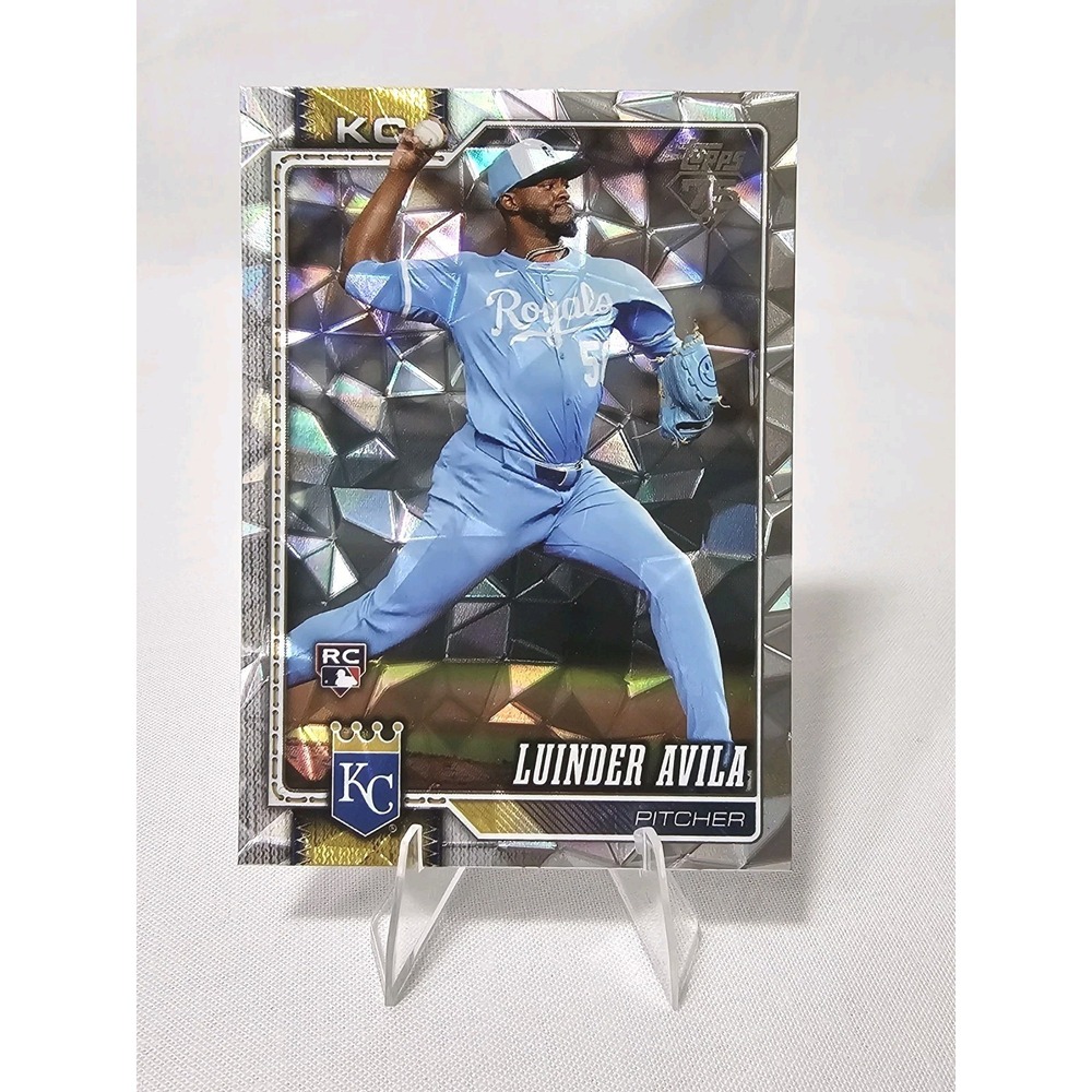 2026 Topps Series 1 – Luinder Avila (RC) Silver Diamante #120 Kansas City Royals